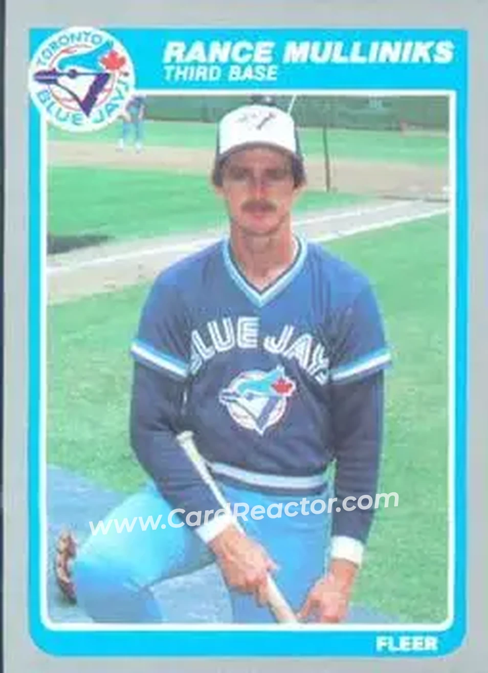 1985 Fleer #116 - Rance Mulliniks - Toronto Blue Jays - Front 1985 Fleer #116 - Rance Mulliniks - Toronto Blue Jays - Front
