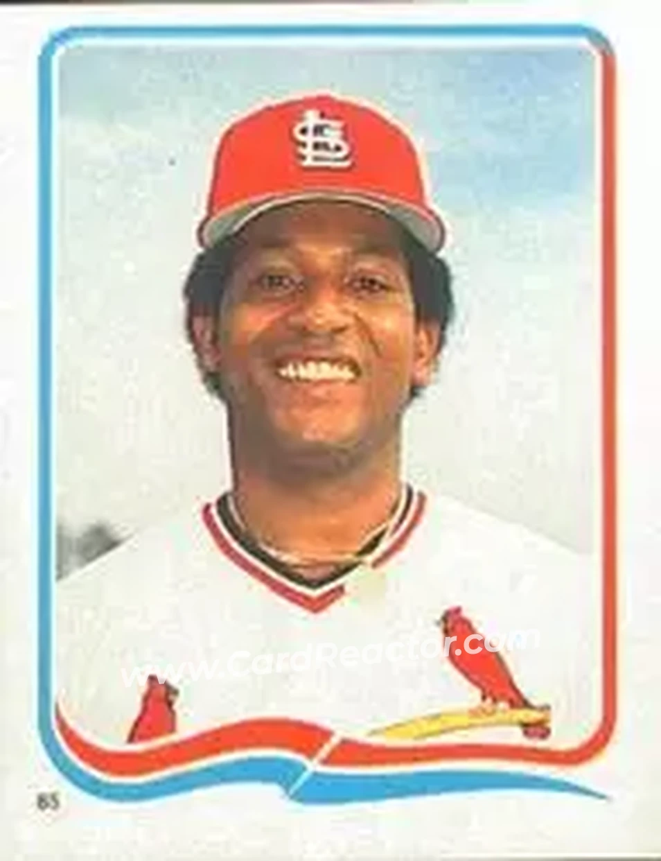 1985 Fleer Star Stickers #85 - Joaquin Andujar - St. Louis Cardinals - Front