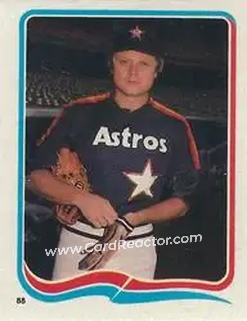 1985 Fleer Star Stickers #88 - Joe Niekro - Houston Astros - Front
