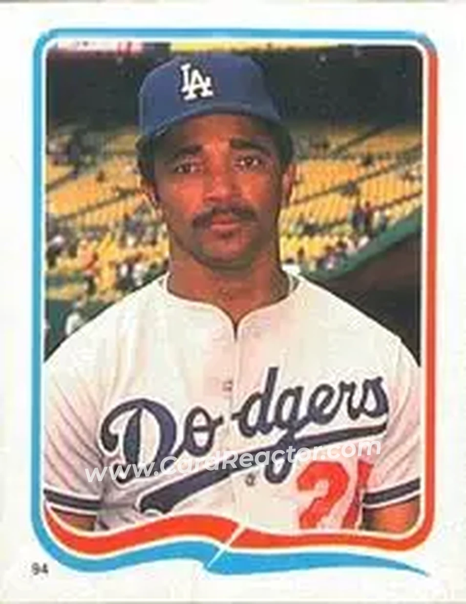 1985 Fleer Star Stickers #94 - Alejandro Pena - Los Angeles Dodgers - Front 1985 Fleer Star Stickers #94 - Alejandro Pena - Los Angeles Dodgers - Front
