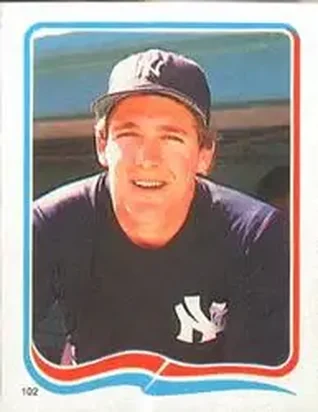 1985 Fleer Star Stickers #102 Dave Righetti
