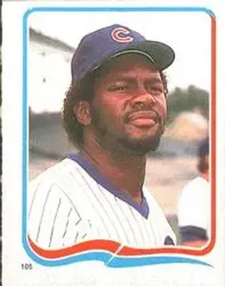 1985 Fleer Star Stickers #105 Lee Smith