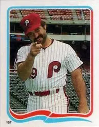 1985 Fleer Star Stickers #107 - Al Holland - Philadelphia Phillies