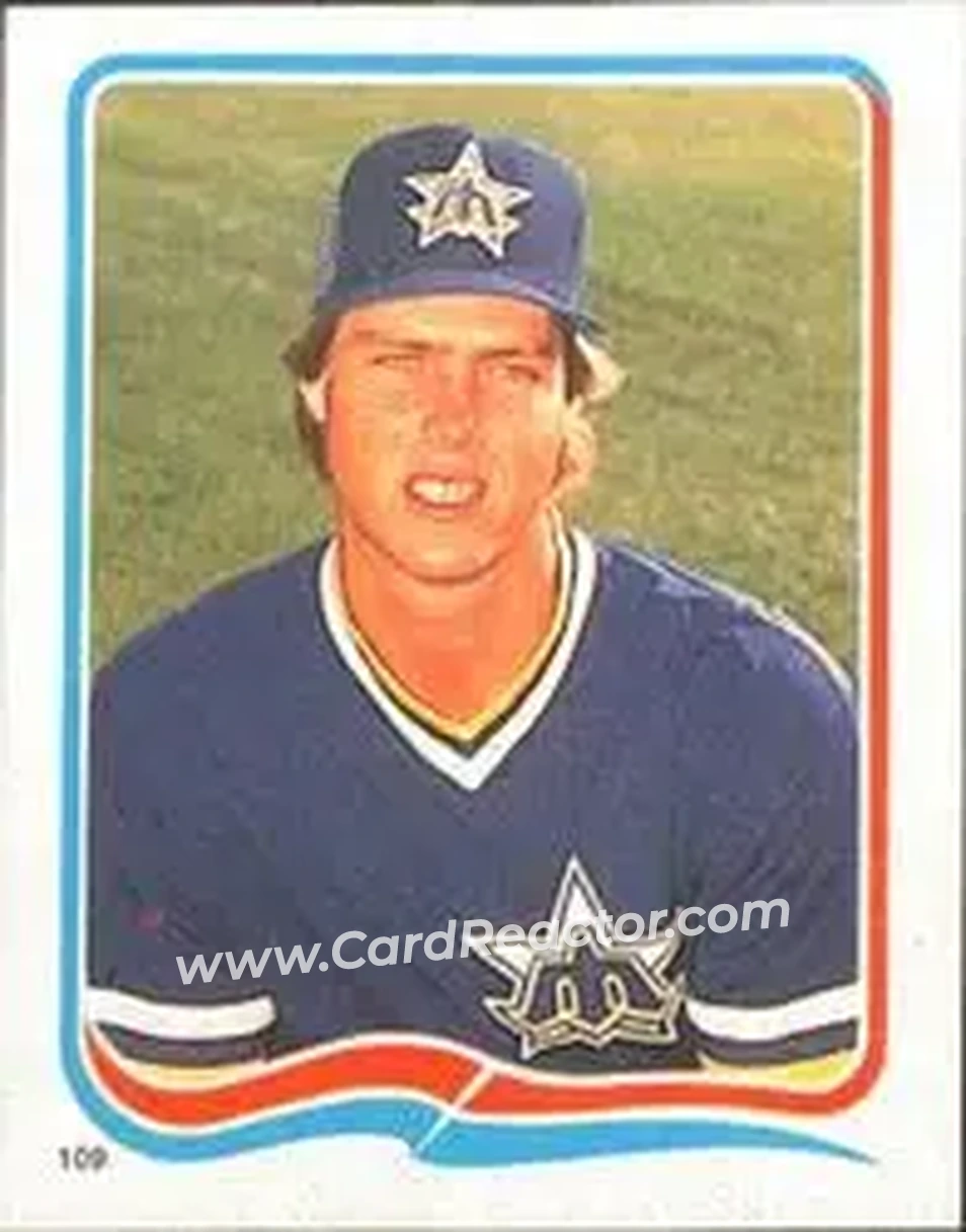 1985 Fleer Star Stickers #109 - Mark Langston - Seattle Mariners