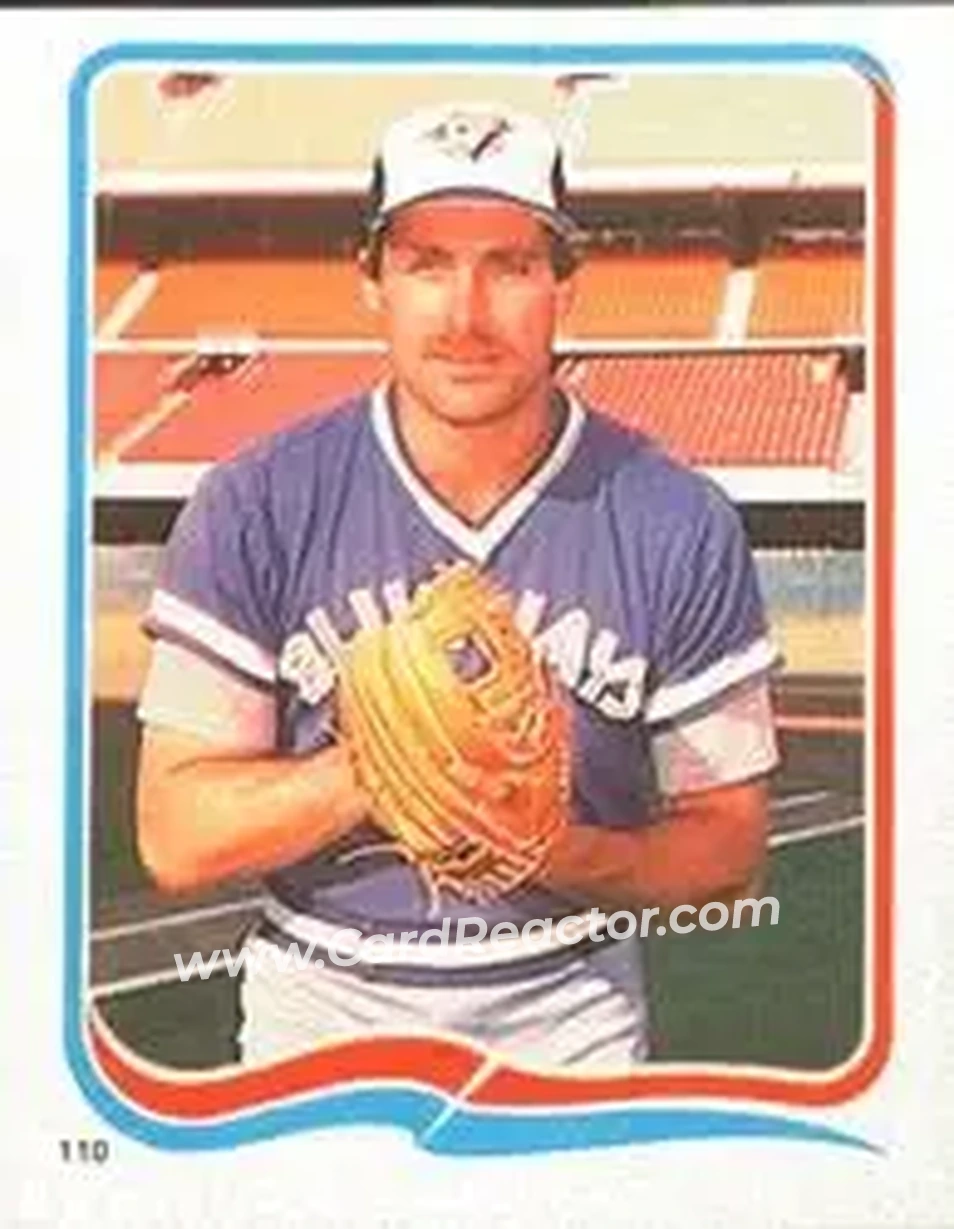 1985 Fleer Star Stickers #110 - Dave Stieb - Toronto Blue Jays - Front