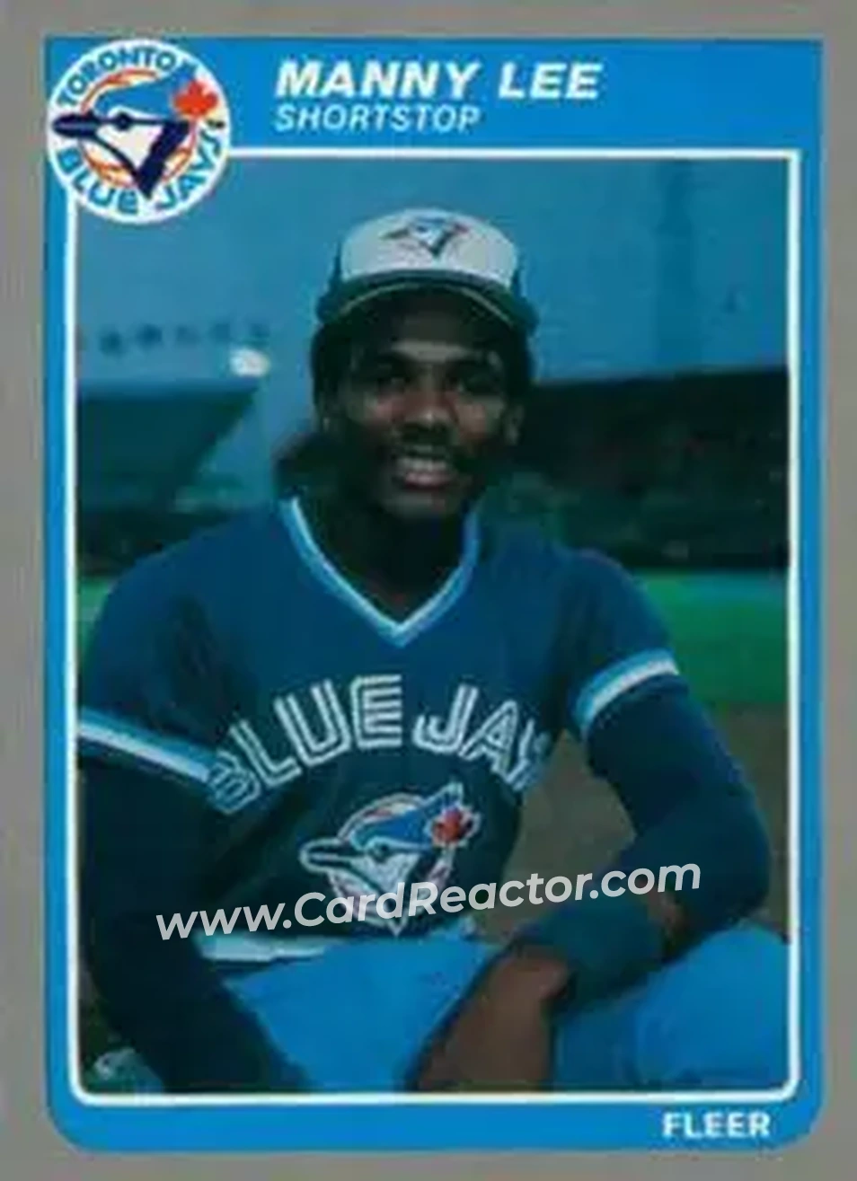 1985 Fleer Update #U-71 - Manny Lee - Toronto Blue Jays - Front