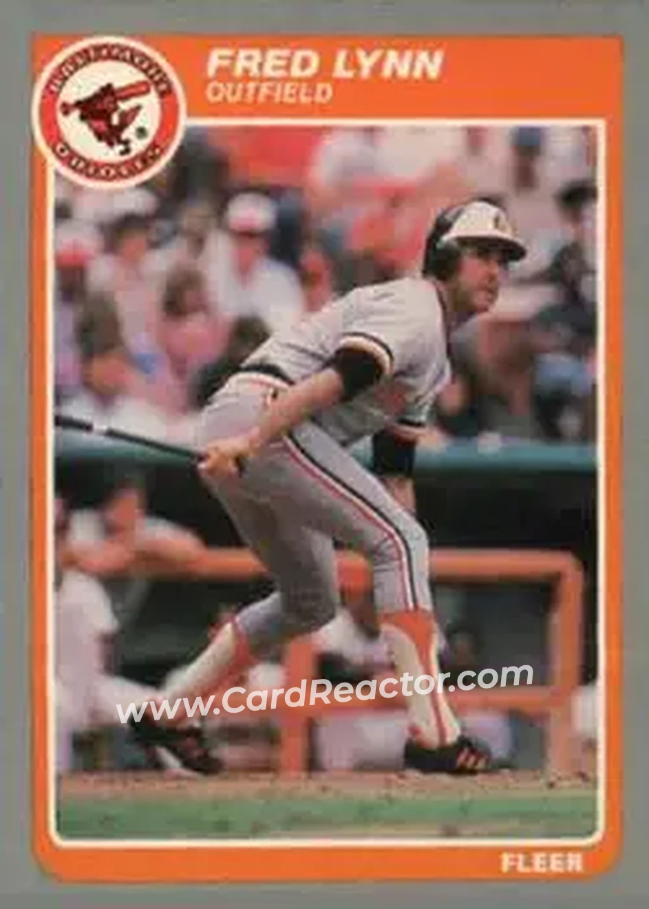 1985 Fleer Update #U-75 - Fred Lynn - Baltimore Orioles - Front 1985 Fleer Update #U-75 - Fred Lynn - Baltimore Orioles - Front
