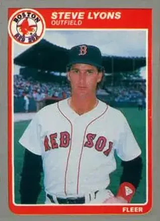 1985 Fleer Update #U-76 - Steve Lyons - Boston Red Sox