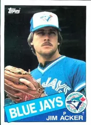 1985 Topps #101 - Jim Acker - Toronto Blue Jays