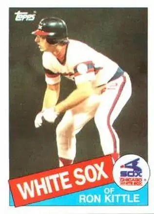 1985 Topps #105 - Ron Kittle - Chicago White Sox 1985 Topps #105 - Ron Kittle - Chicago White Sox