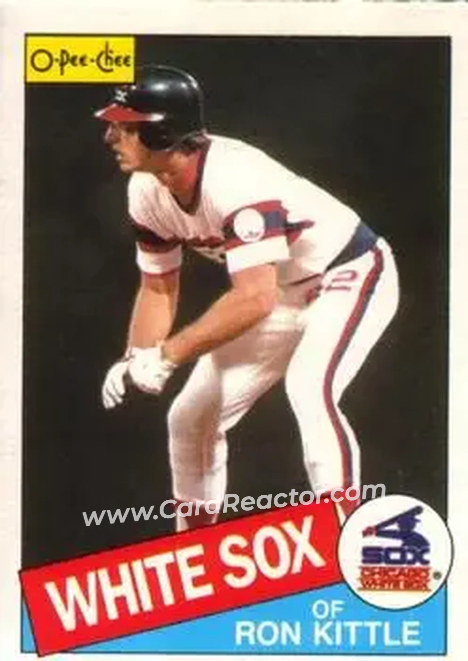 1985 O-Pee-Chee #105 - Ron Kittle - Chicago White Sox - Front 1985 O-Pee-Chee #105 - Ron Kittle - Chicago White Sox - Front