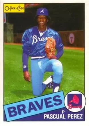 1985 O-Pee-Chee #106 - Pascual Perez - Atlanta Braves