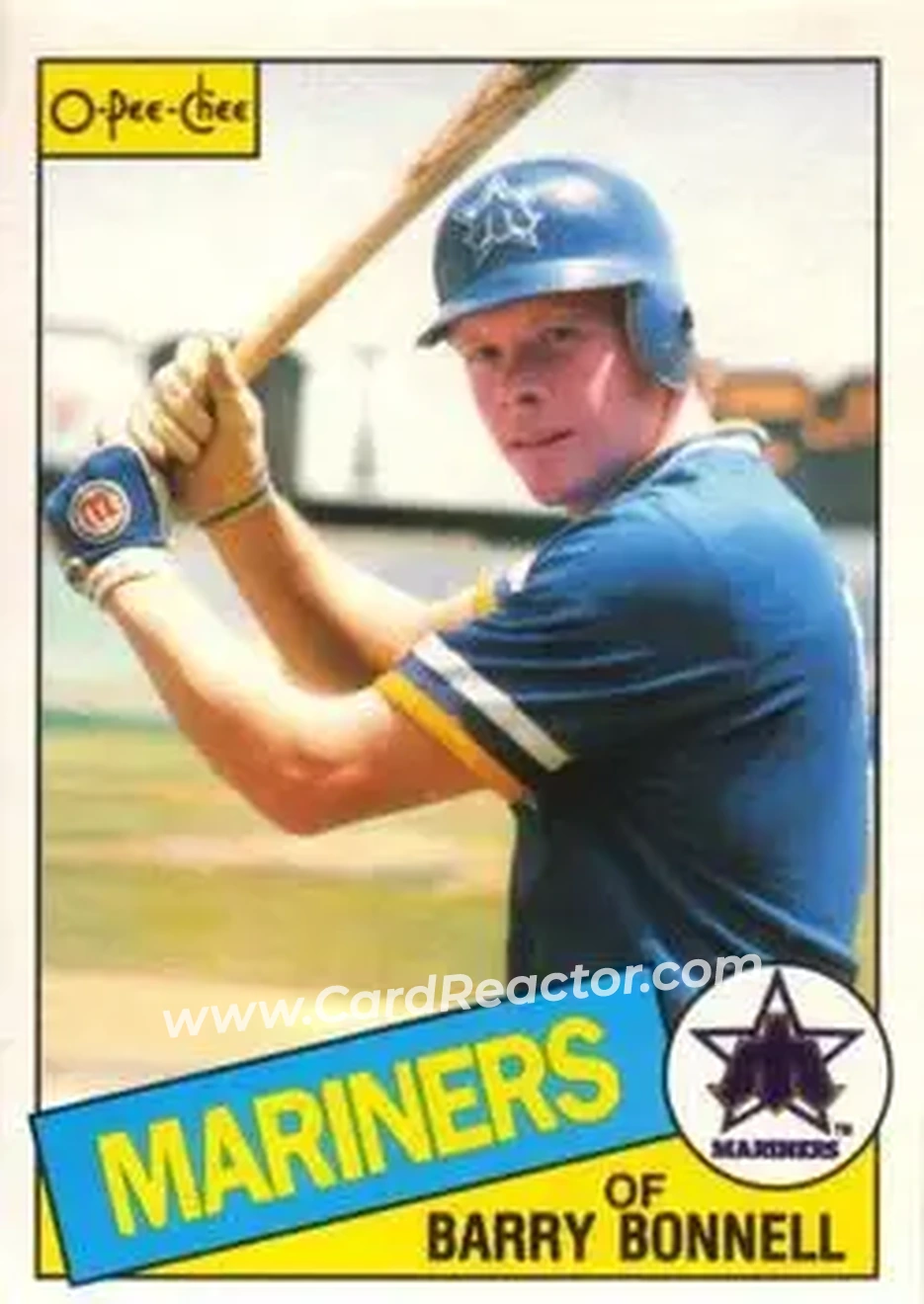 1985 O-Pee-Chee #107 - Barry Bonnell - Seattle Mariners - Front 1985 O-Pee-Chee #107 - Barry Bonnell - Seattle Mariners - Front