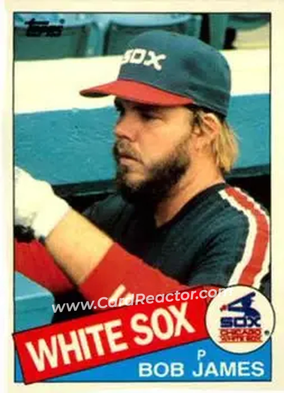 1985 Topps Traded #61T - Bob James - Chicago White Sox - Front