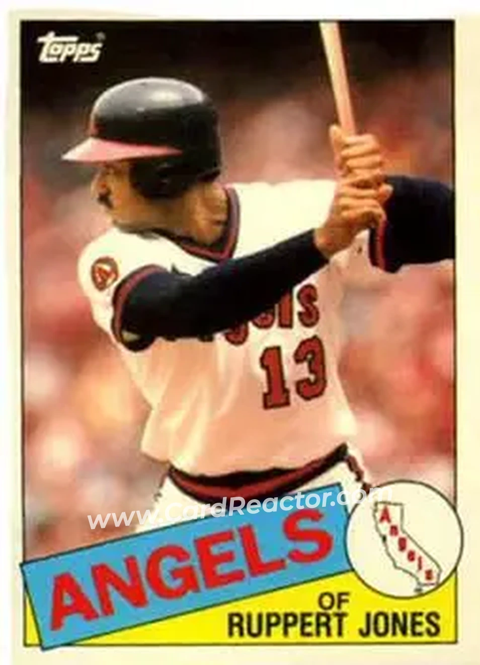 1985 Topps Traded #65T - Ruppert Jones - California Angels - Front 1985 Topps Traded #65T - Ruppert Jones - California Angels - Front