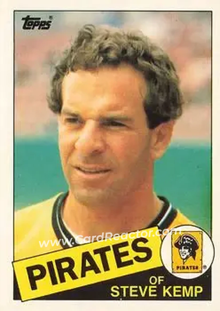 1985 Topps Traded #66T - Steve Kemp - Pittsburgh Pirates - Front