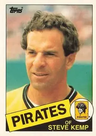1985 Topps Traded #66T - Steve Kemp - Pittsburgh Pirates