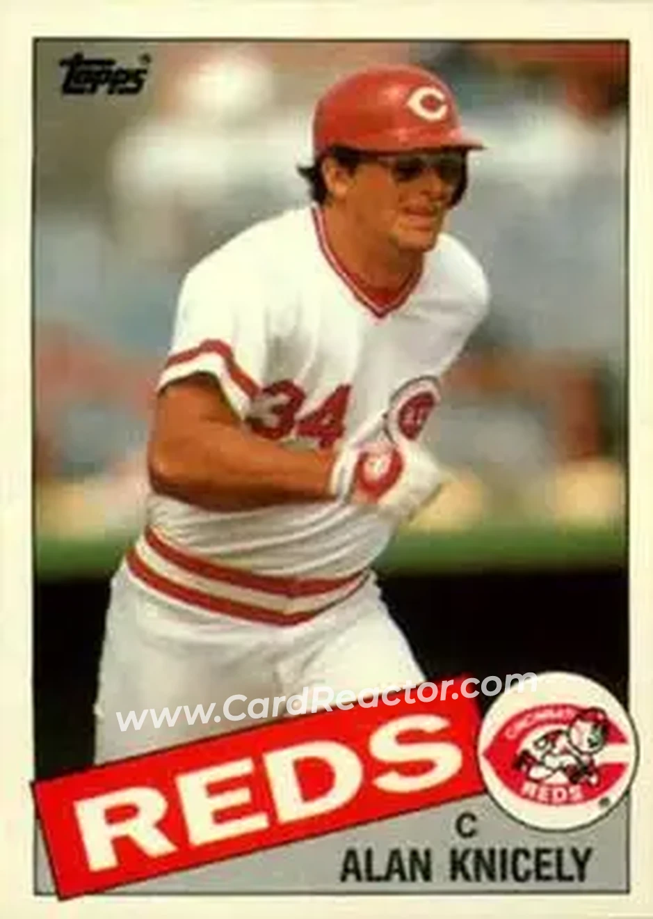 1985 Topps Traded #68T - Alan Knicely - Cincinnati Reds - Front 1985 Topps Traded #68T - Alan Knicely - Cincinnati Reds - Front