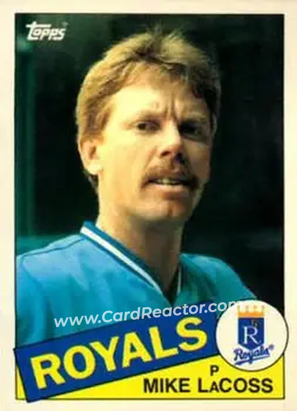 1985 Topps Traded #69T - Mike LaCoss - Kansas City Royals - Front 1985 Topps Traded #69T - Mike LaCoss - Kansas City Royals - Front