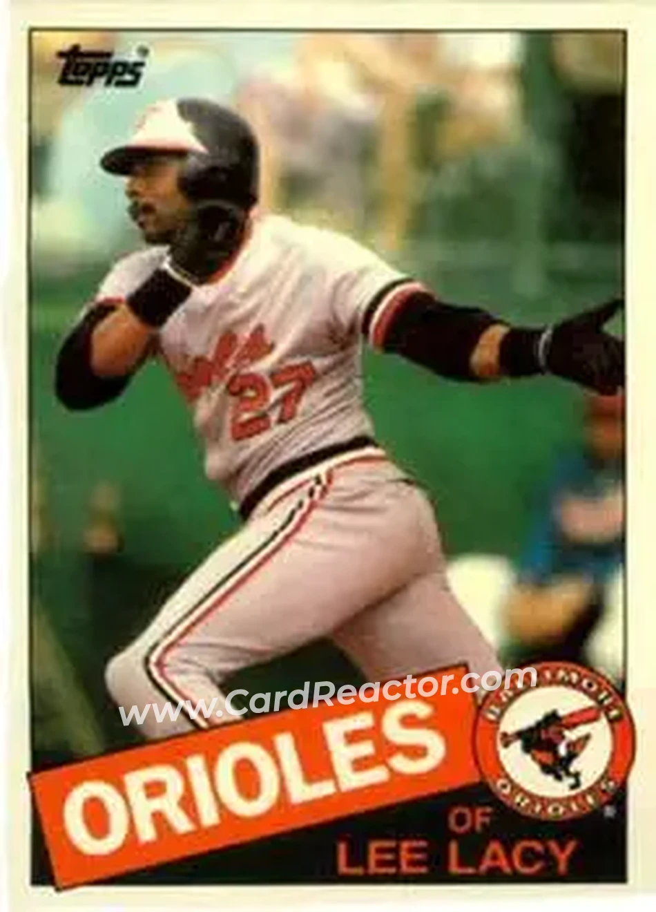 1985 Topps Traded #70T - Lee Lacy - Baltimore Orioles - Front 1985 Topps Traded #70T - Lee Lacy - Baltimore Orioles - Front