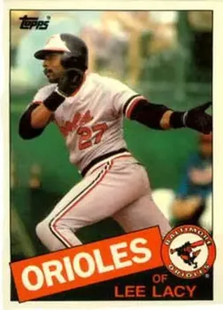 1985 Topps Traded #70T - Lee Lacy - Baltimore Orioles 1985 Topps Traded #70T - Lee Lacy - Baltimore Orioles