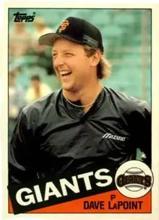 1985 Topps Traded #71T - Dave LaPoint - San Francisco Giants