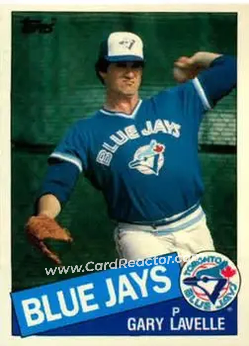 1985 Topps Traded #72T - Gary Lavelle - Toronto Blue Jays - Front 1985 Topps Traded #72T - Gary Lavelle - Toronto Blue Jays - Front