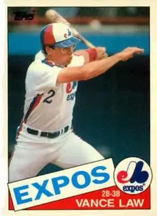 1985 Topps Traded #73T - Vance Law - Montreal Expos
