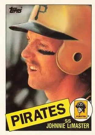 1985 Topps Traded #74T - Johnnie LeMaster - Pittsburgh Pirates