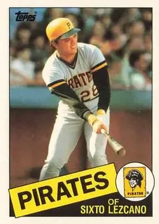 1985 Topps Traded #75T - Sixto Lezcano - Pittsburgh Pirates