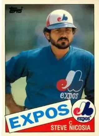 1985 Topps Traded #87T - Steve Nicosia - Montreal Expos 1985 Topps Traded #87T - Steve Nicosia - Montreal Expos