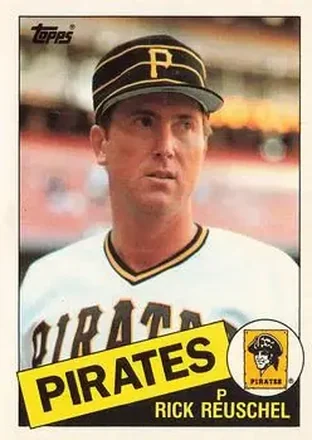 1985 Topps Traded #93T - Rick Reuschel - Pittsburgh Pirates 1985 Topps Traded #93T - Rick Reuschel - Pittsburgh Pirates