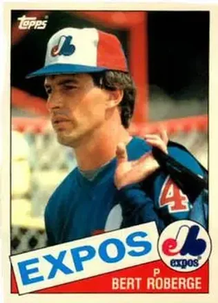 1985 Topps Traded #94T - Bert Roberge - Montreal Expos 1985 Topps Traded #94T - Bert Roberge - Montreal Expos