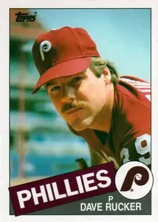 1985 Topps Traded #98T - Dave Rucker - Philadelphia Phillies