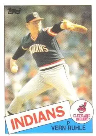1985 Topps Traded #99T - Vern Ruhle - Cleveland Indians
