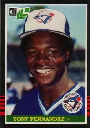 1985 Leaf #91 - Tony Fernandez - Toronto Blue Jays
