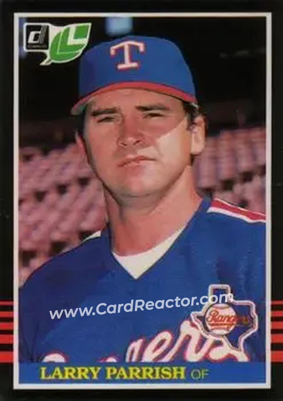 1985 Leaf #96 - Larry Parrish - Texas Rangers - Front