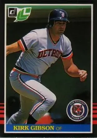 1985 Leaf #103 - Kirk Gibson - Detroit Tigers