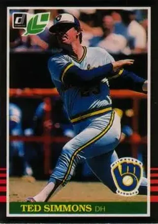 1985 Leaf #104 Ted Simmons