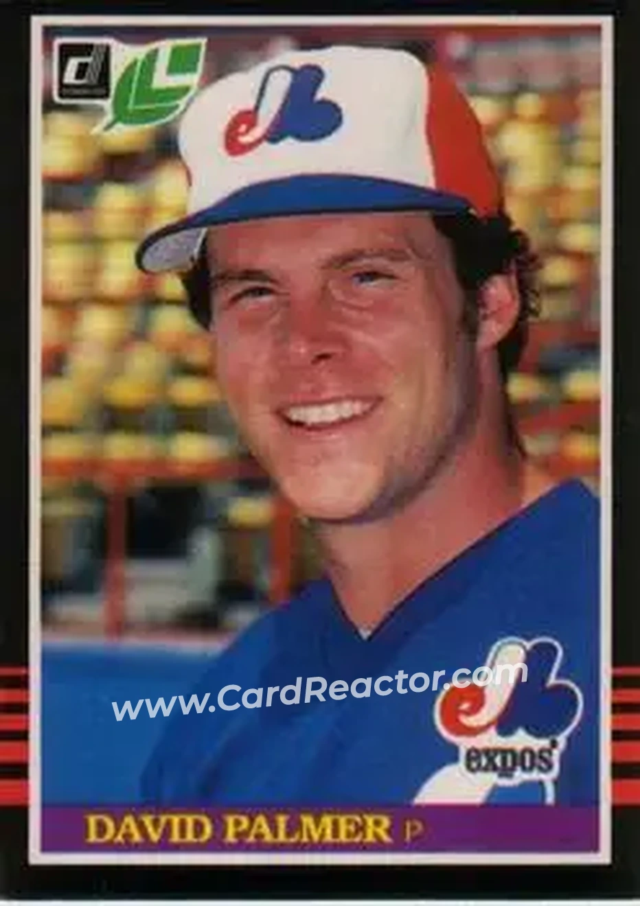 1985 Leaf #105 - Dave Palmer - Montreal Expos - Front