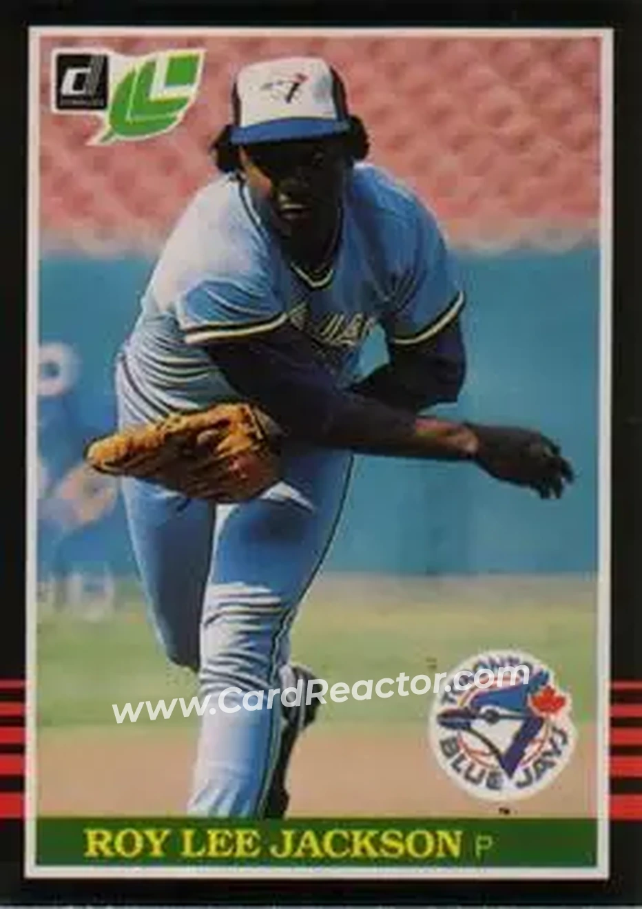 1985 Leaf #106 - Roy Lee Jackson - Toronto Blue Jays
