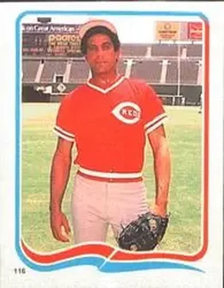 1985 Fleer Star Stickers #116 - Mario Soto - Cincinnati Reds