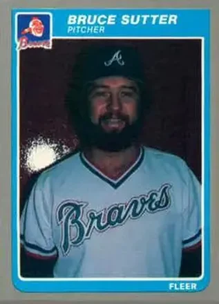 1985 Fleer Update #U-114 - Bruce Sutter - Atlanta Braves