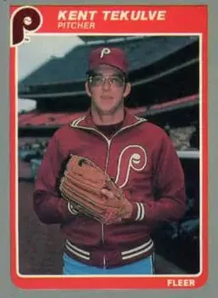 1985 Fleer Update #U-117 - Kent Tekulve - Philadelphia Phillies