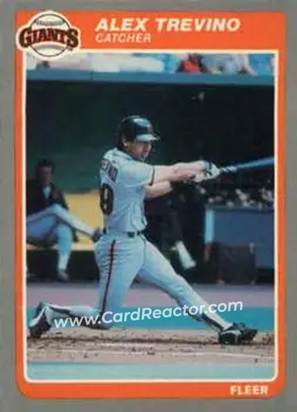 1985 Fleer Update #U-122 - Alex Trevino - San Francisco Giants - Front