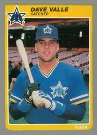 1985 Fleer Update #U-125 - Dave Valle - Seattle Mariners