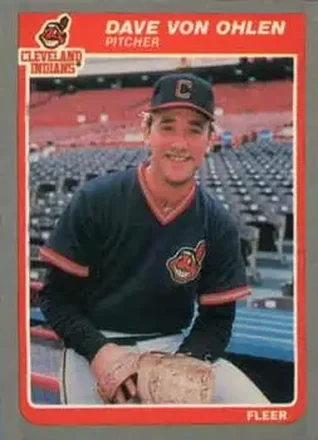 1985 Fleer Update #U-126 - Dave Von Ohlen - Cleveland Indians 1985 Fleer Update #U-126 - Dave Von Ohlen - Cleveland Indians
