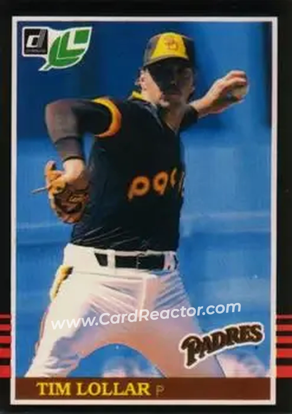 1985 Leaf #111 - Tim Lollar - San Diego Padres