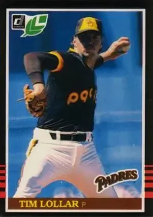 1985 Leaf #111 - Tim Lollar - San Diego Padres