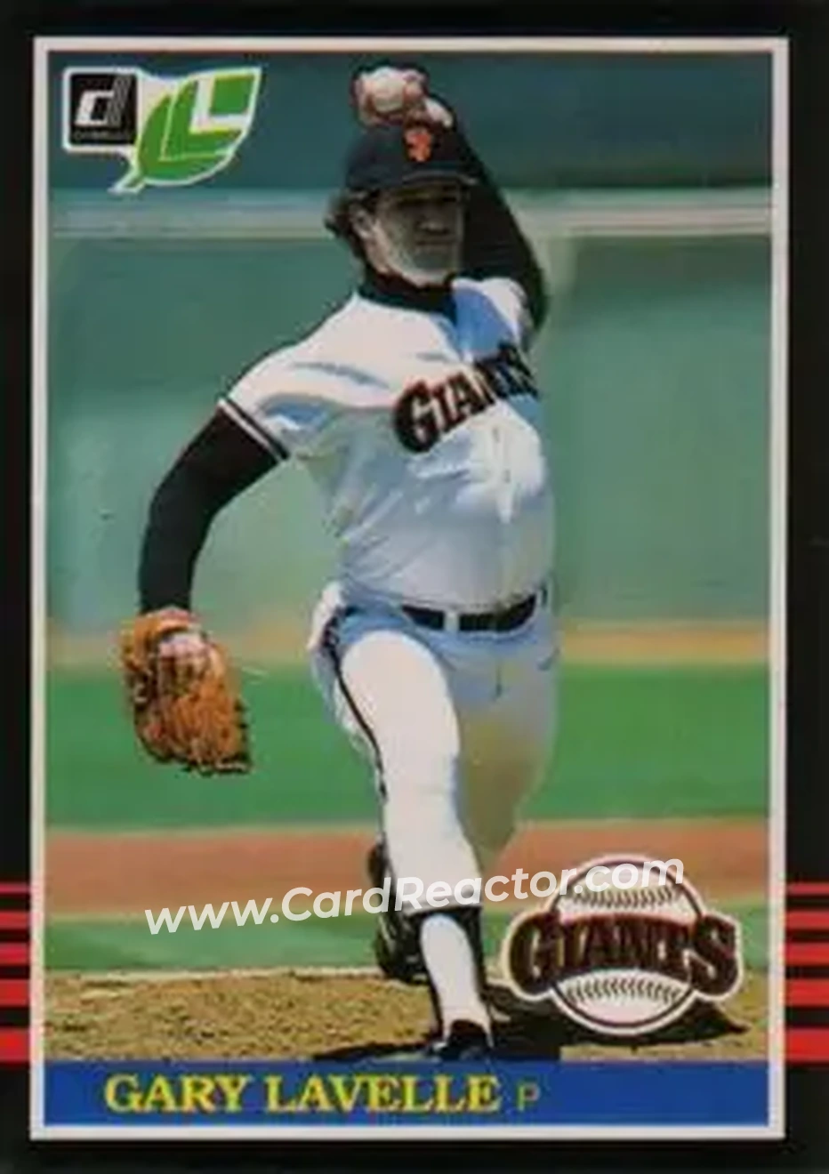 1985 Leaf #114 - Gary Lavelle - San Francisco Giants - Front